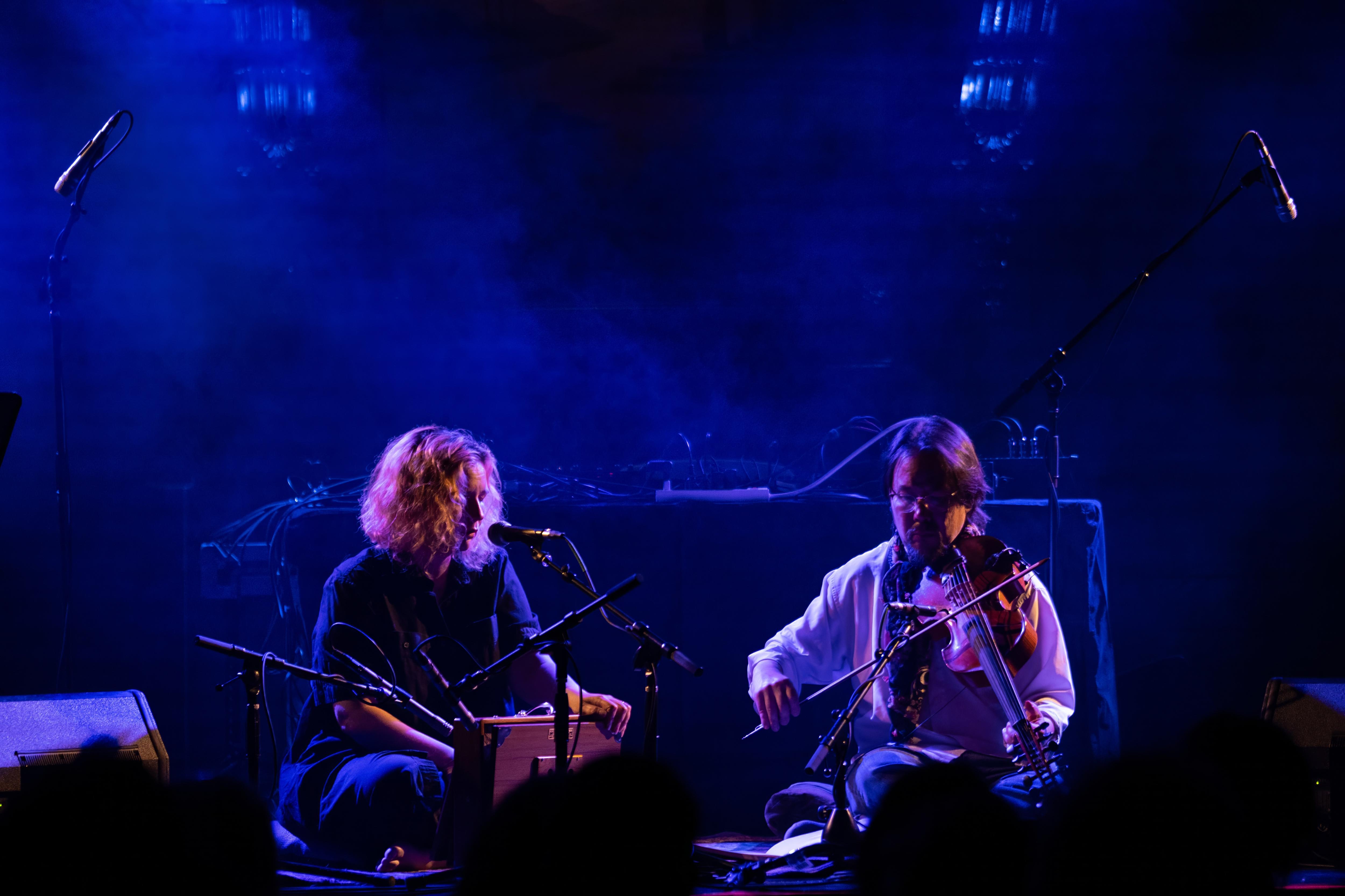 Jessika Kenney & Eyvind Vang at the Lodge Room in 2024; photo by Idil Meric.